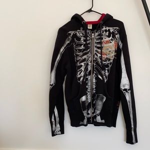 Ed Hardy Skeleton Hoodie